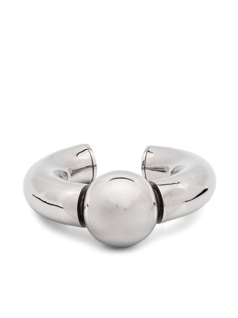 ball-charm cuff bracelet - 1