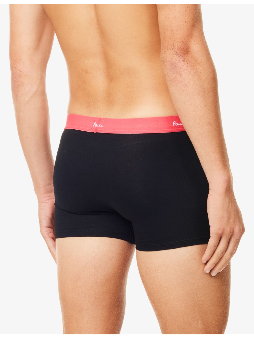 Branded-Waistband Pack of Seven Cotton-Jersey Trunks - 3