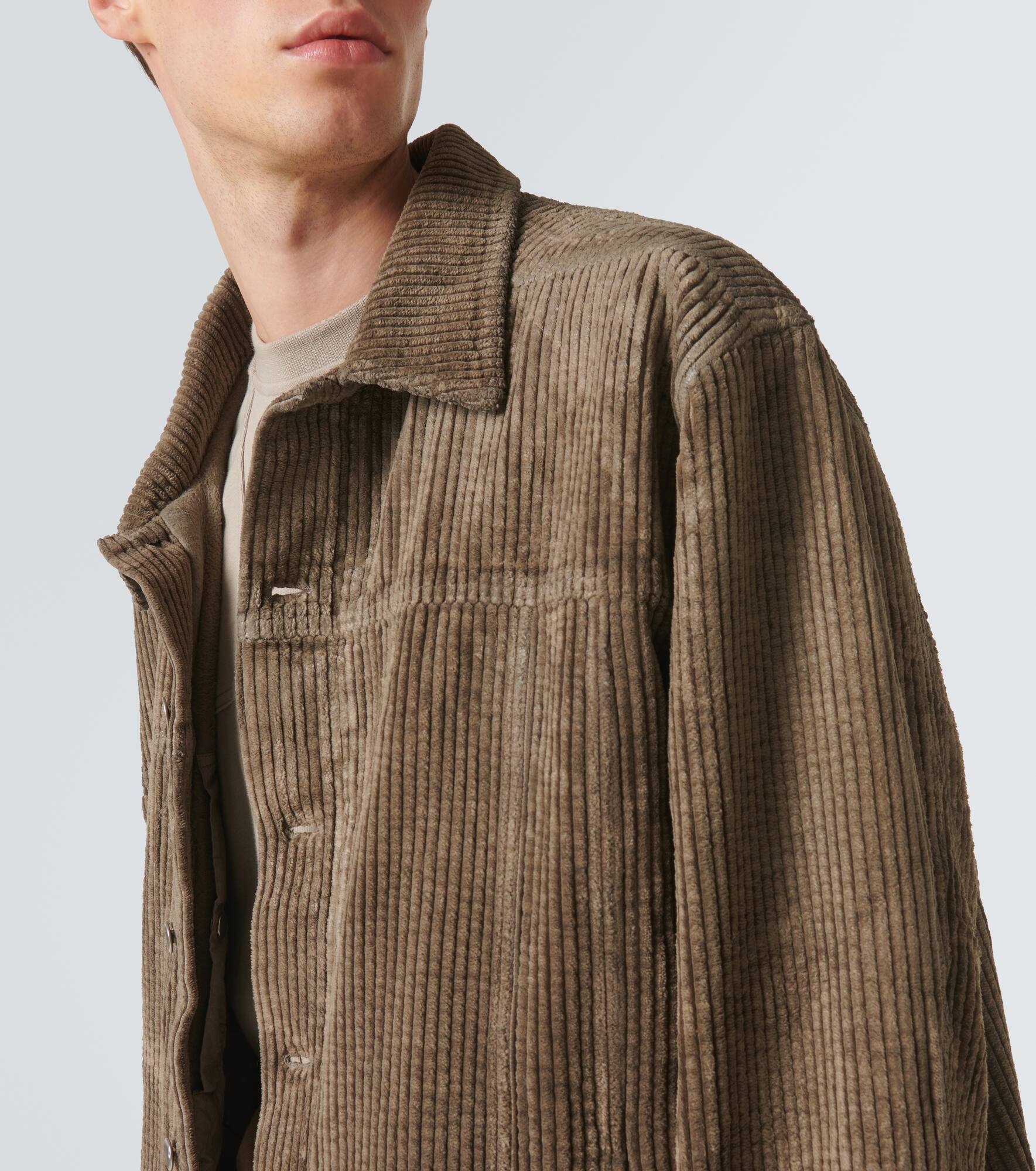 Jumbo corduroy oversized cotton jacket - 5