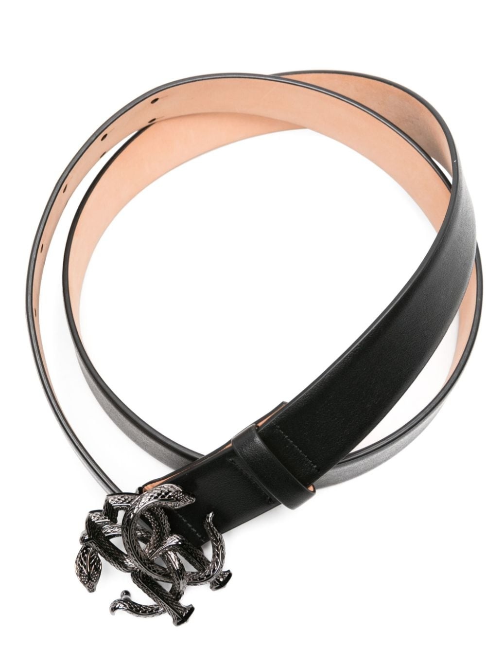 RC-buckle leather belt - 2