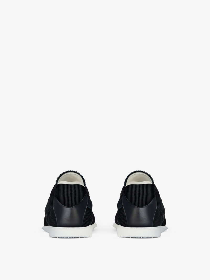 RUNNER SNEAKERS IN MESH, SUEDE AND LEATHER 7