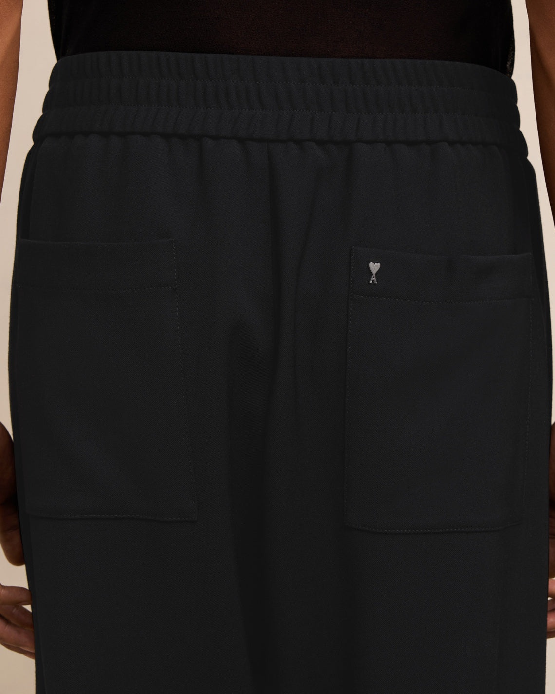 WIDE ELASTICATED WAIST TROUSERS - 5