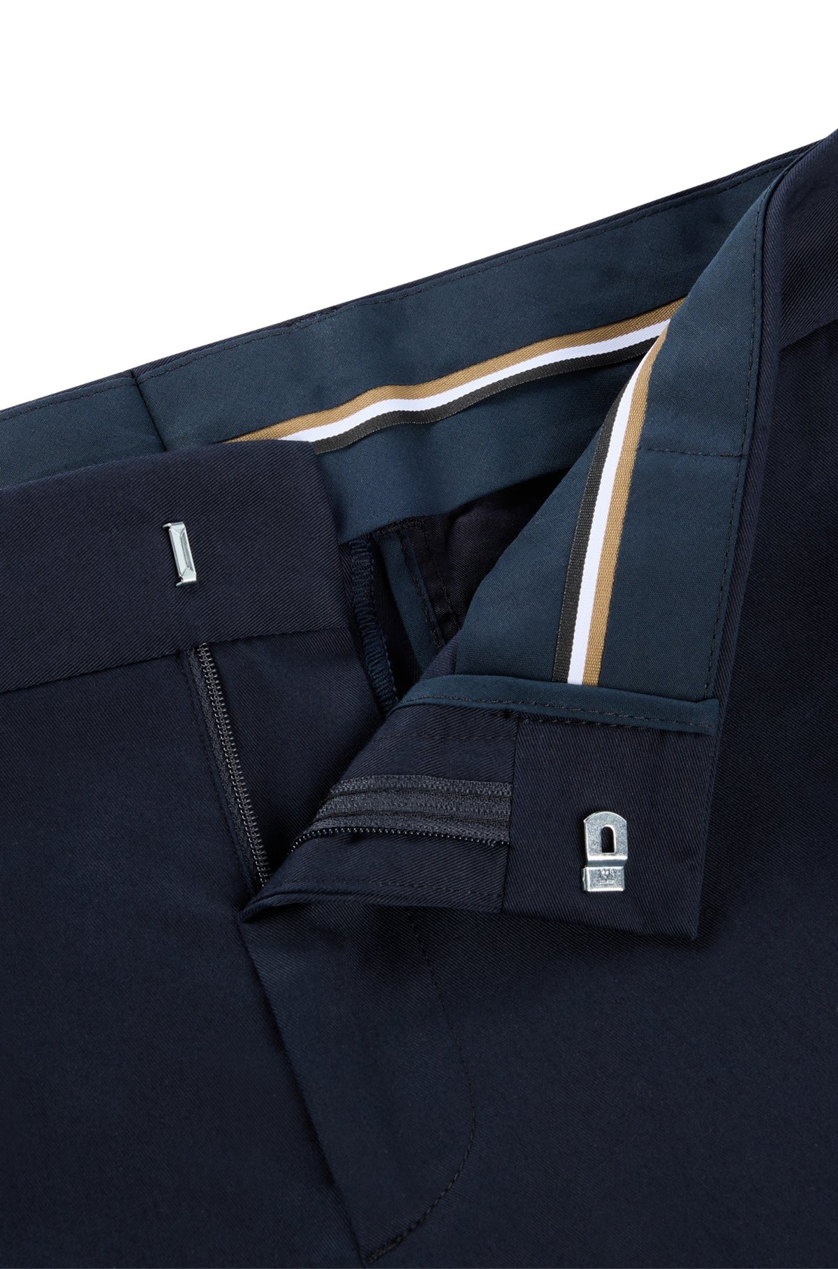 SLIM-FIT TROUSERS IN STRETCH COTTON - 6