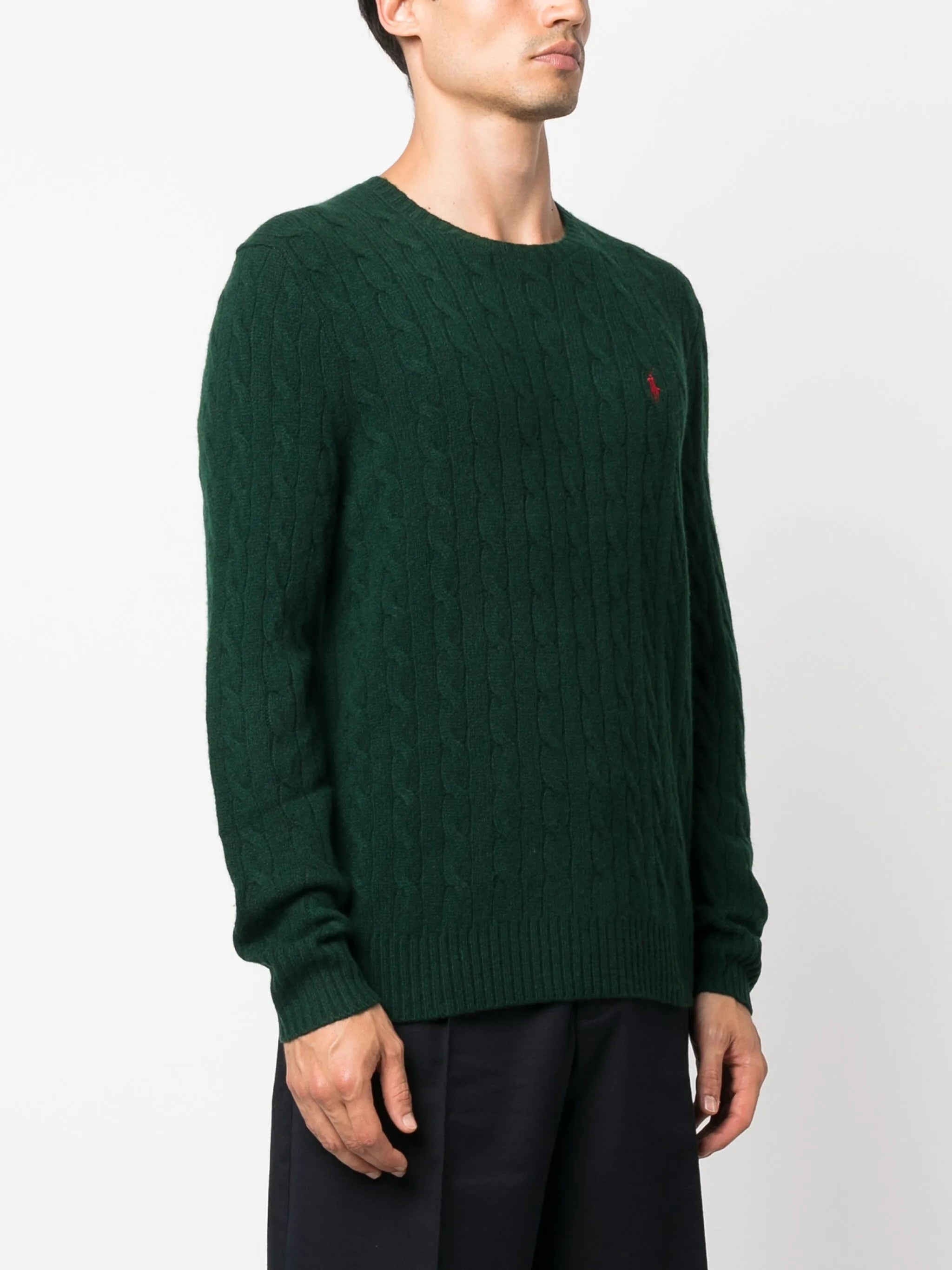 Polo Pony-motif Cable-knit Jumper - 2
