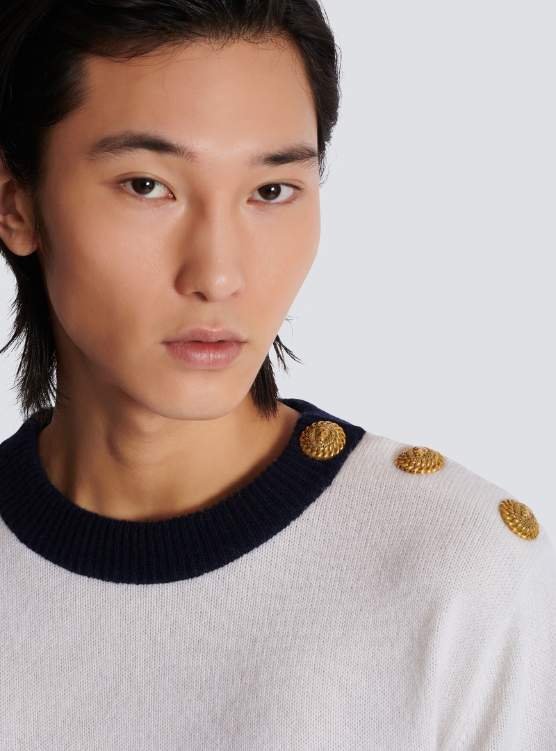 스트립된 cashmere 점퍼 8