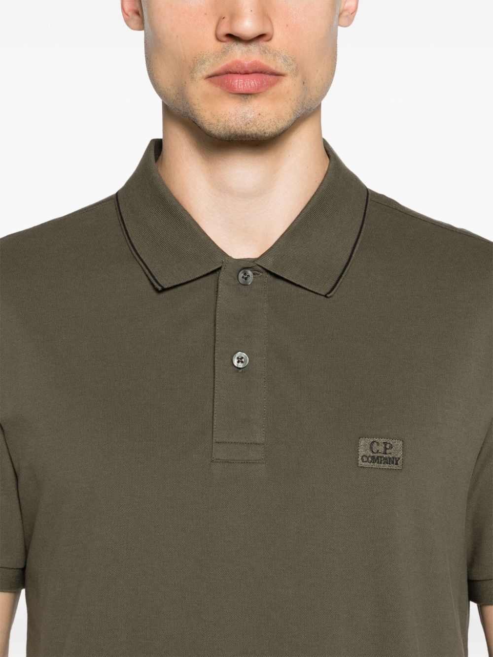 logo-patch piquÃ© polo shirt - 5