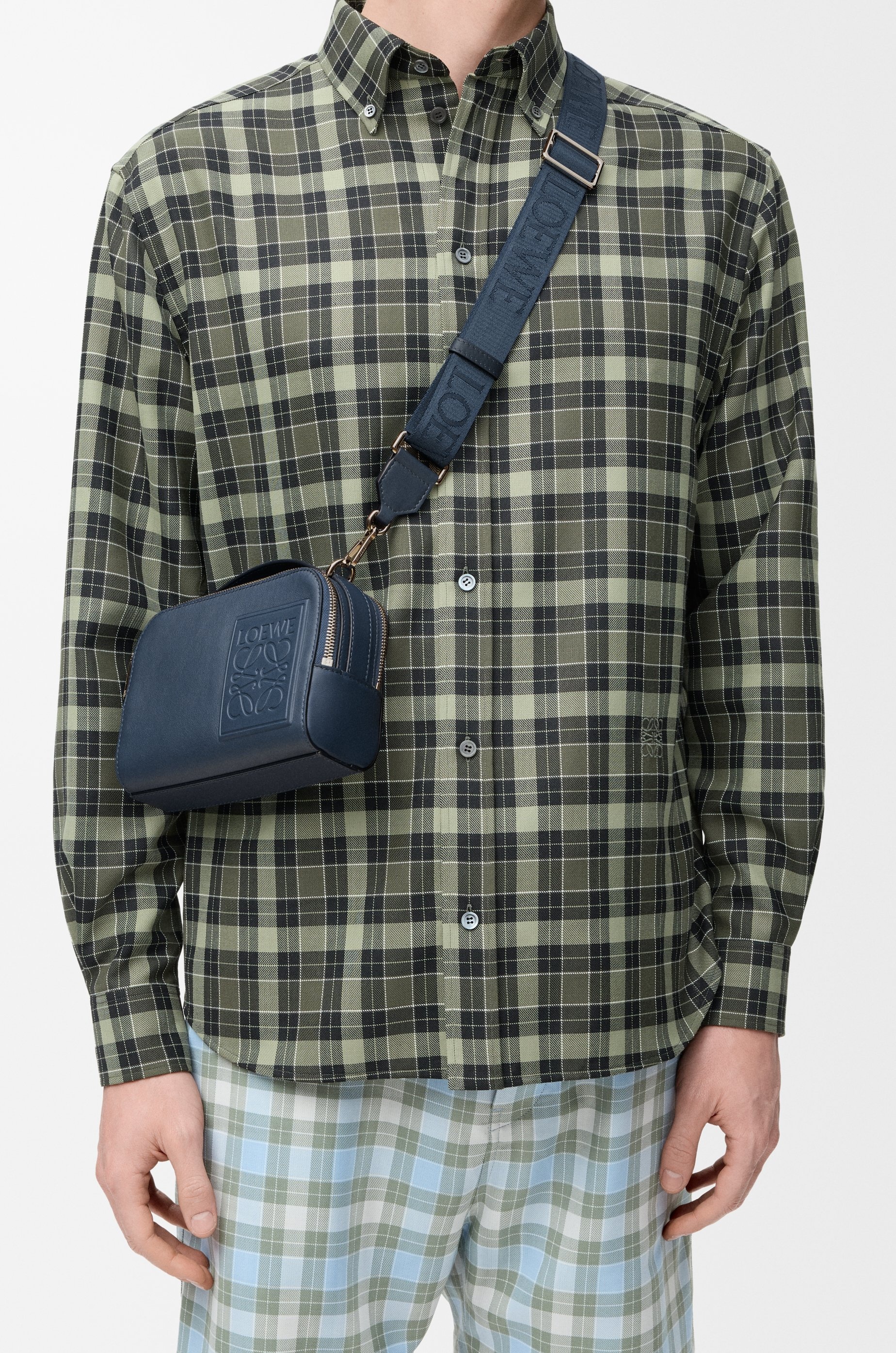 Mini crossbody camera bag in satin calfskin - 2