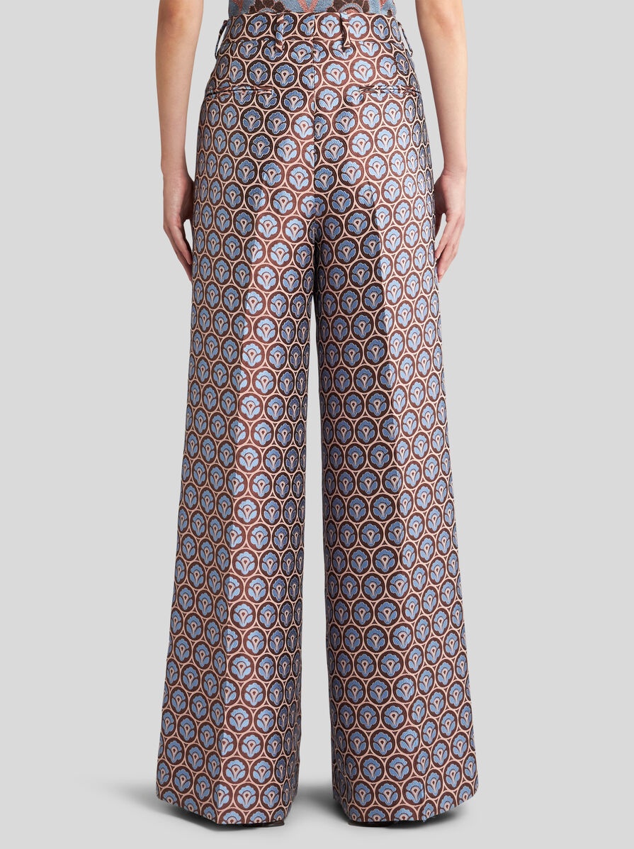 JACQUARD TROUSERS WITH PLEATS - 5