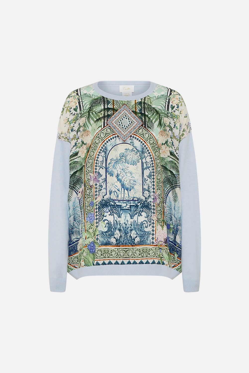 LONG SLEEVE JUMPER WITH PRINT FRONT - 1