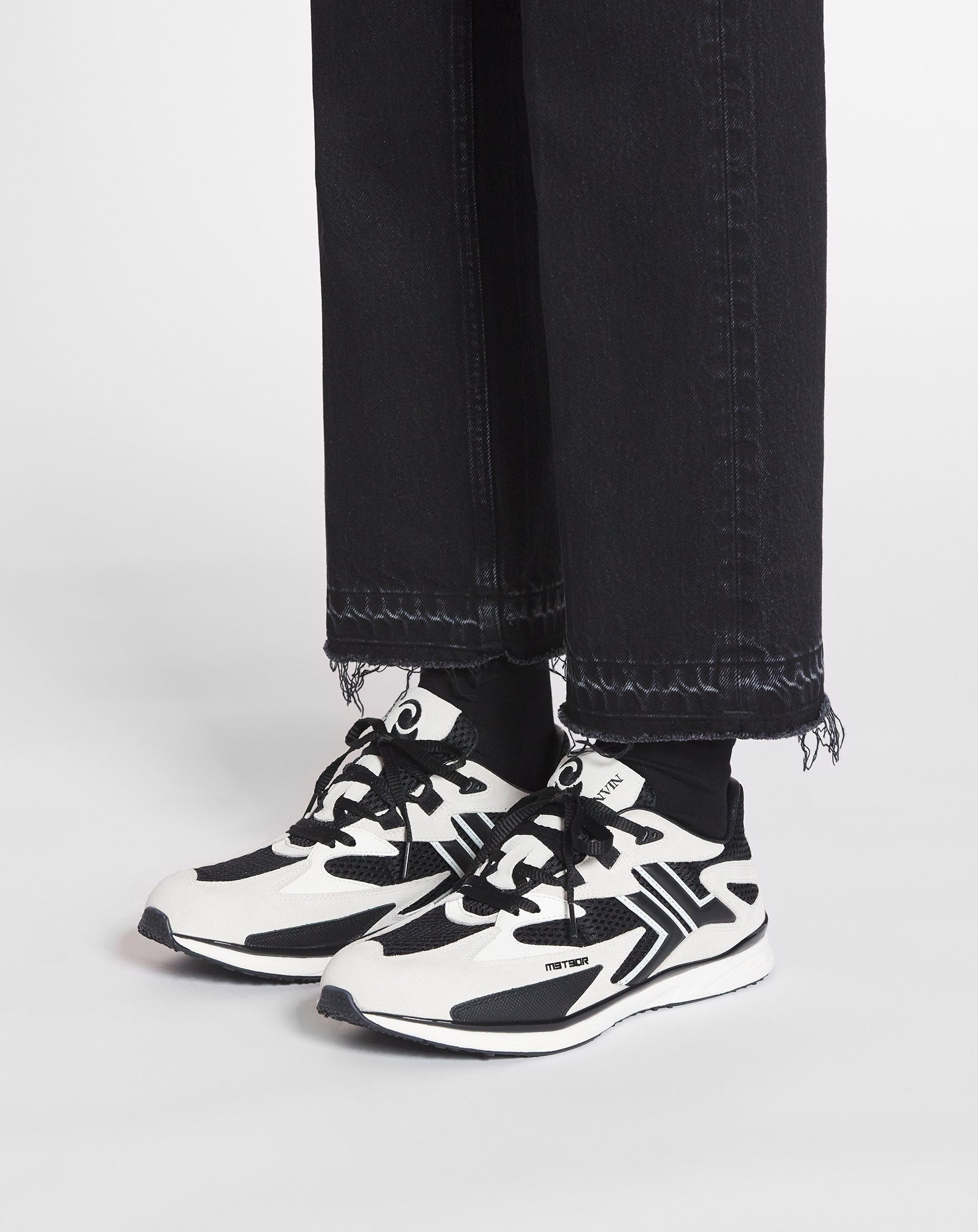 スニーカー LANVIN FW24 'Meteor' sneakers (FMSKIP00NASUA24 1000) Lanvin 'meteor' Sneakers | italist