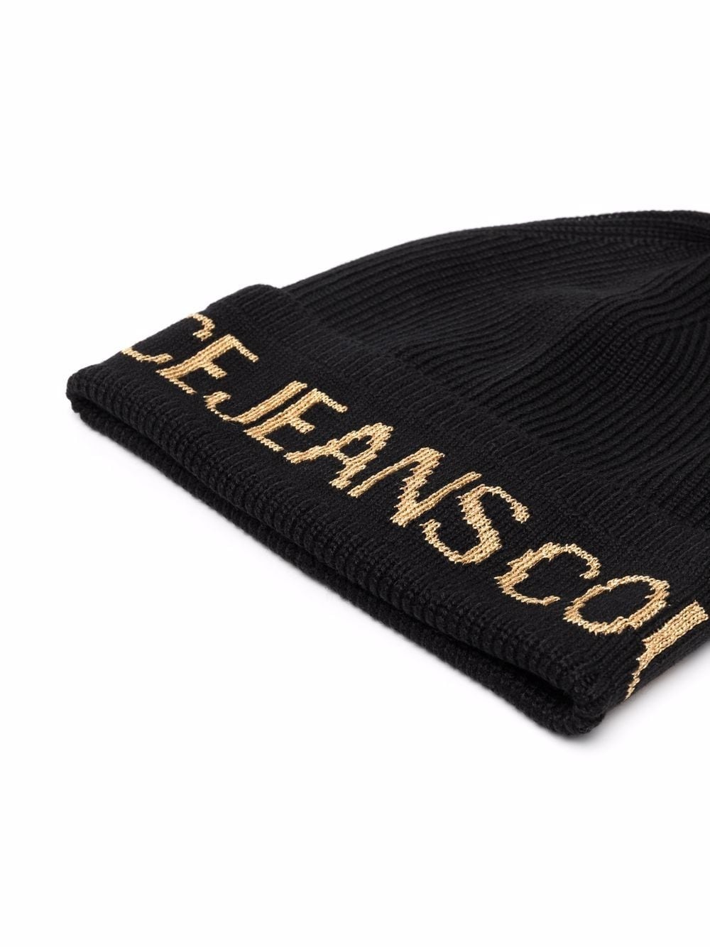 logo-print knitted beanie - 2