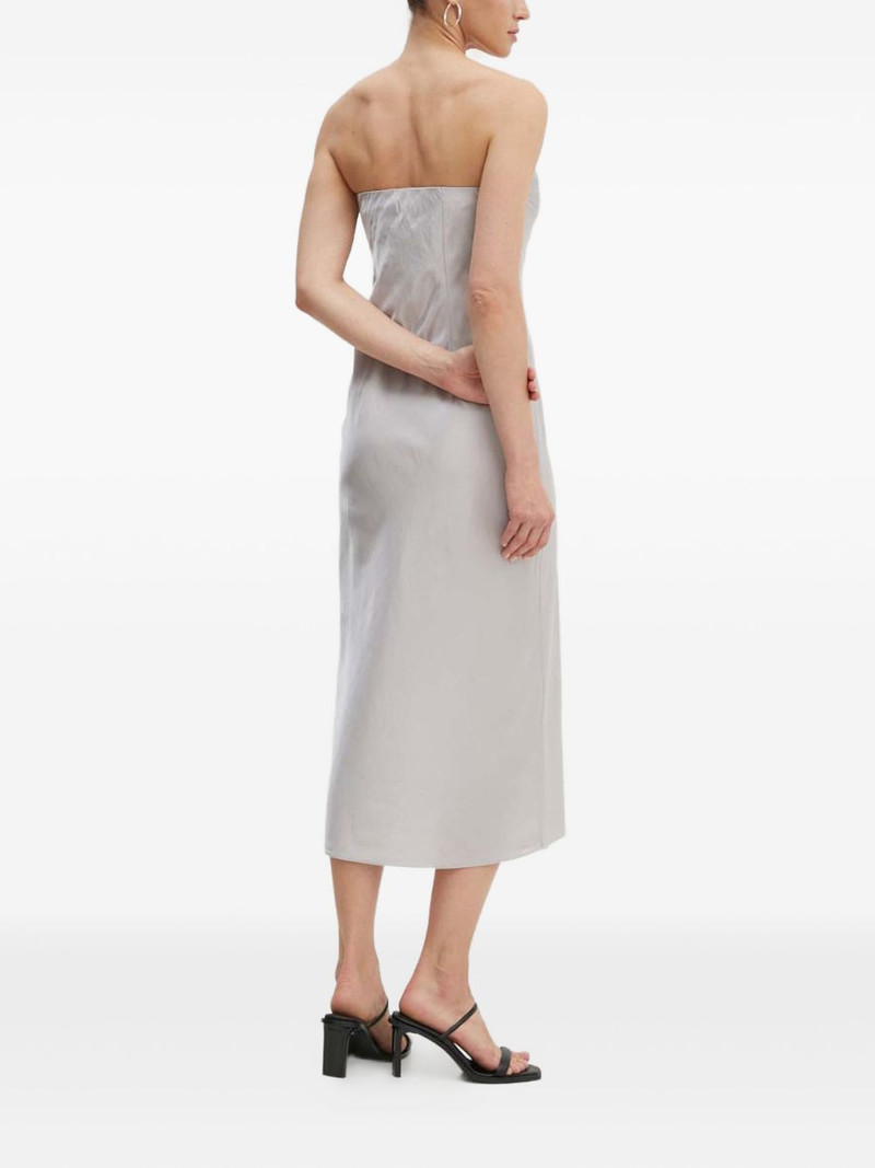 strapless midi dress 3