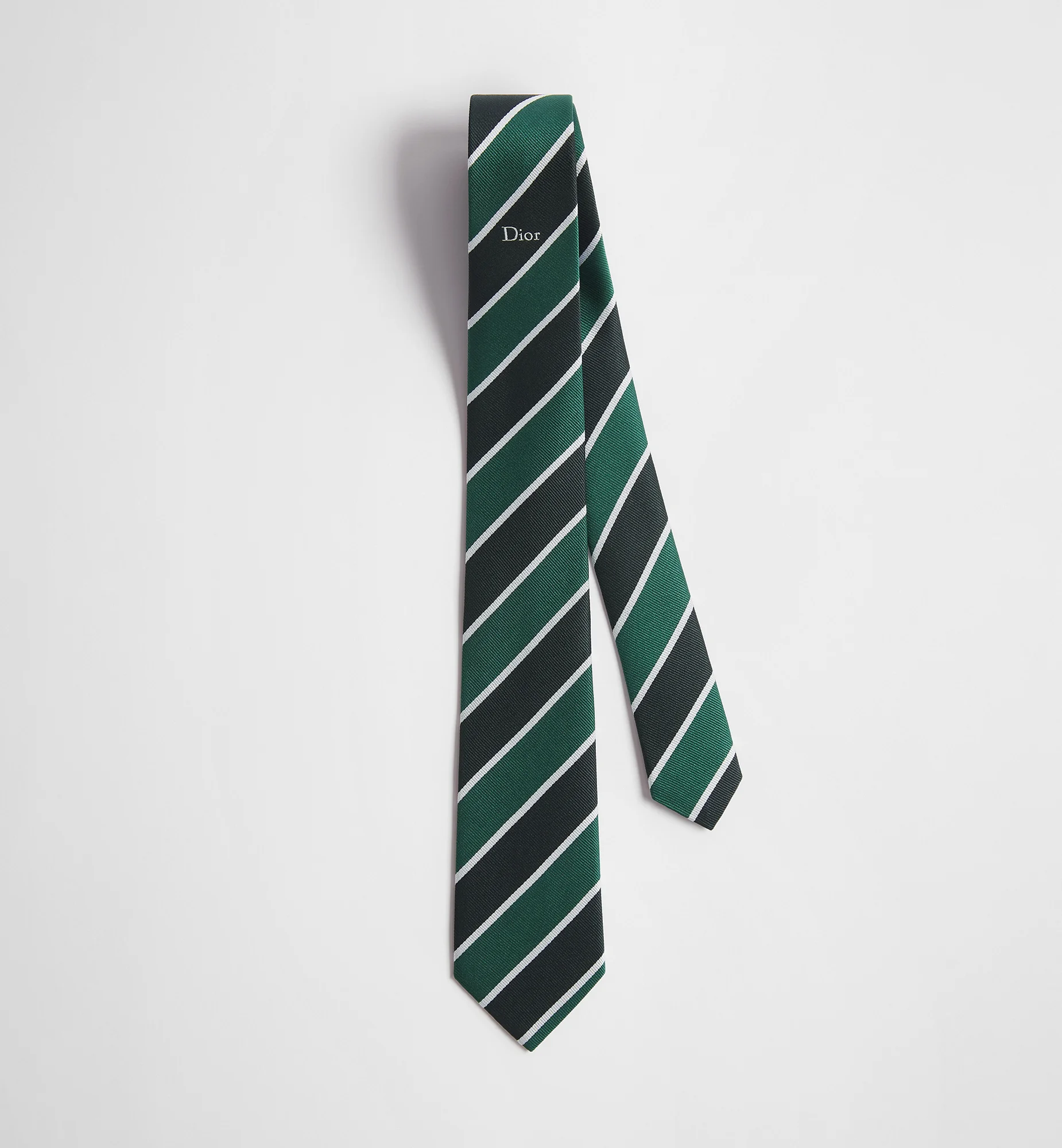 Striped Dior Tie - 1