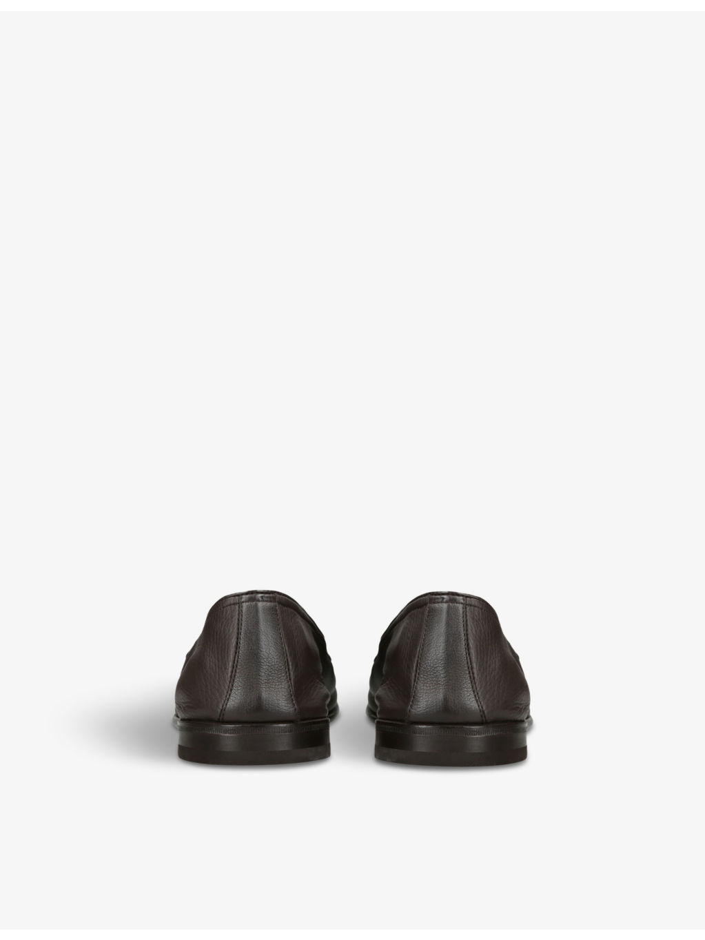 L'Asola almond-toe leather penny loafers - 4