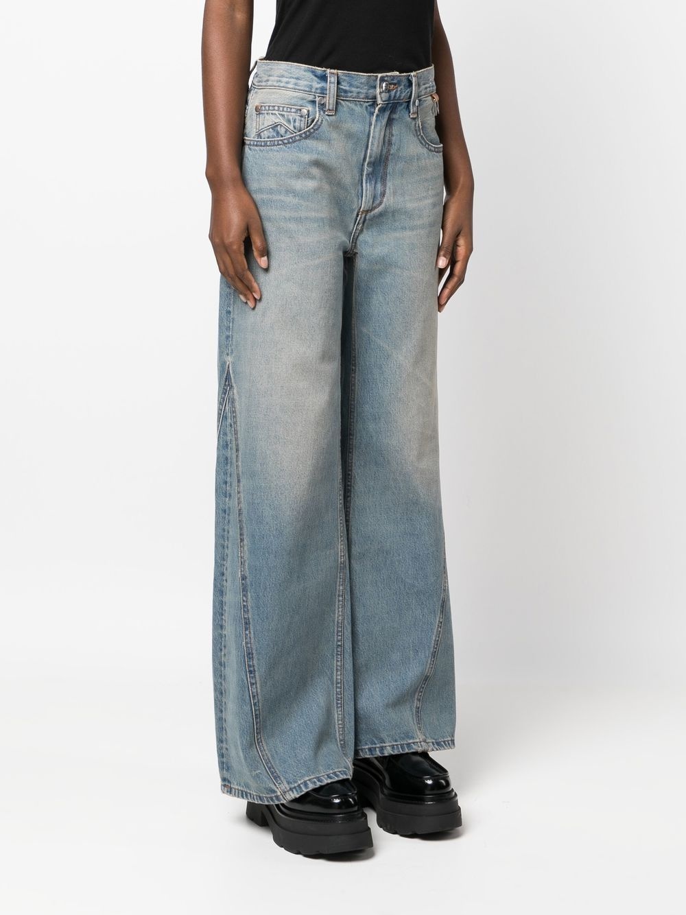 wide-leg jeans - 3