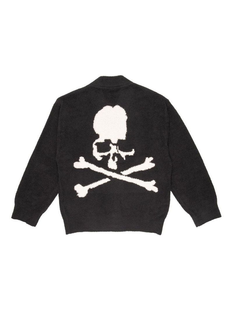 MASTERMIND WORLD skull patch pocket cardigan outlook