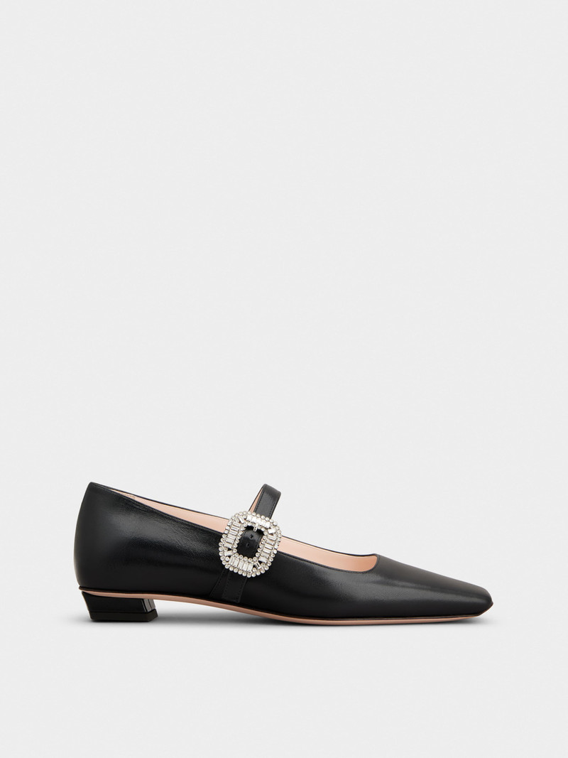 Belle Vivier Mary Janes in leather 1