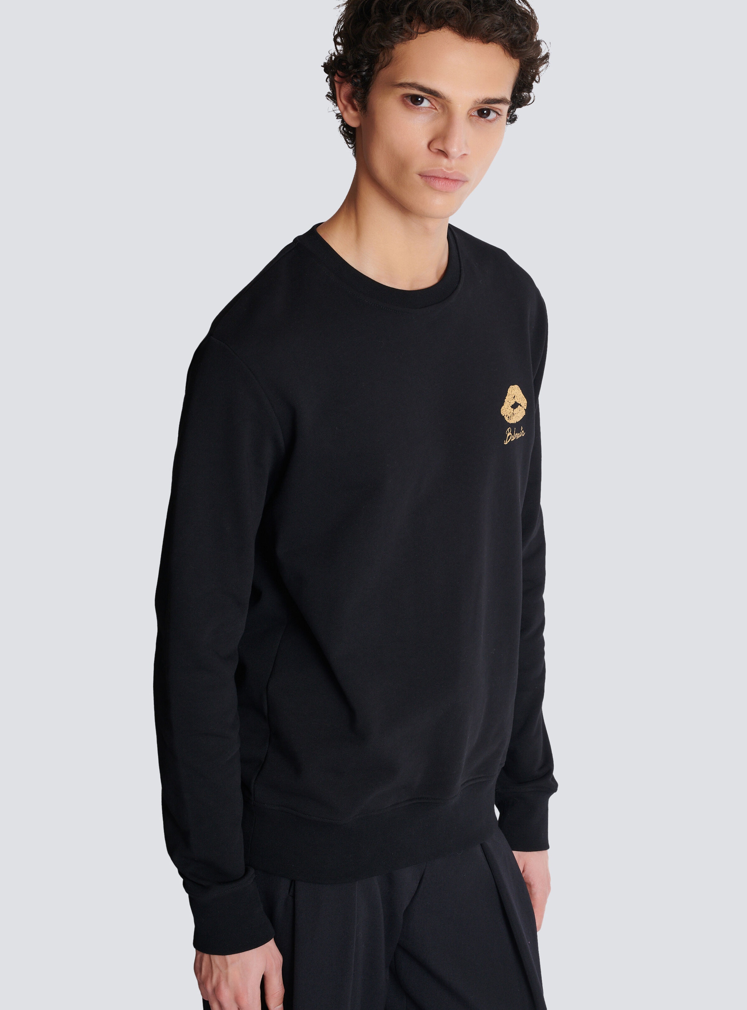 Sweatshirt with Balmain Kiss print - 6