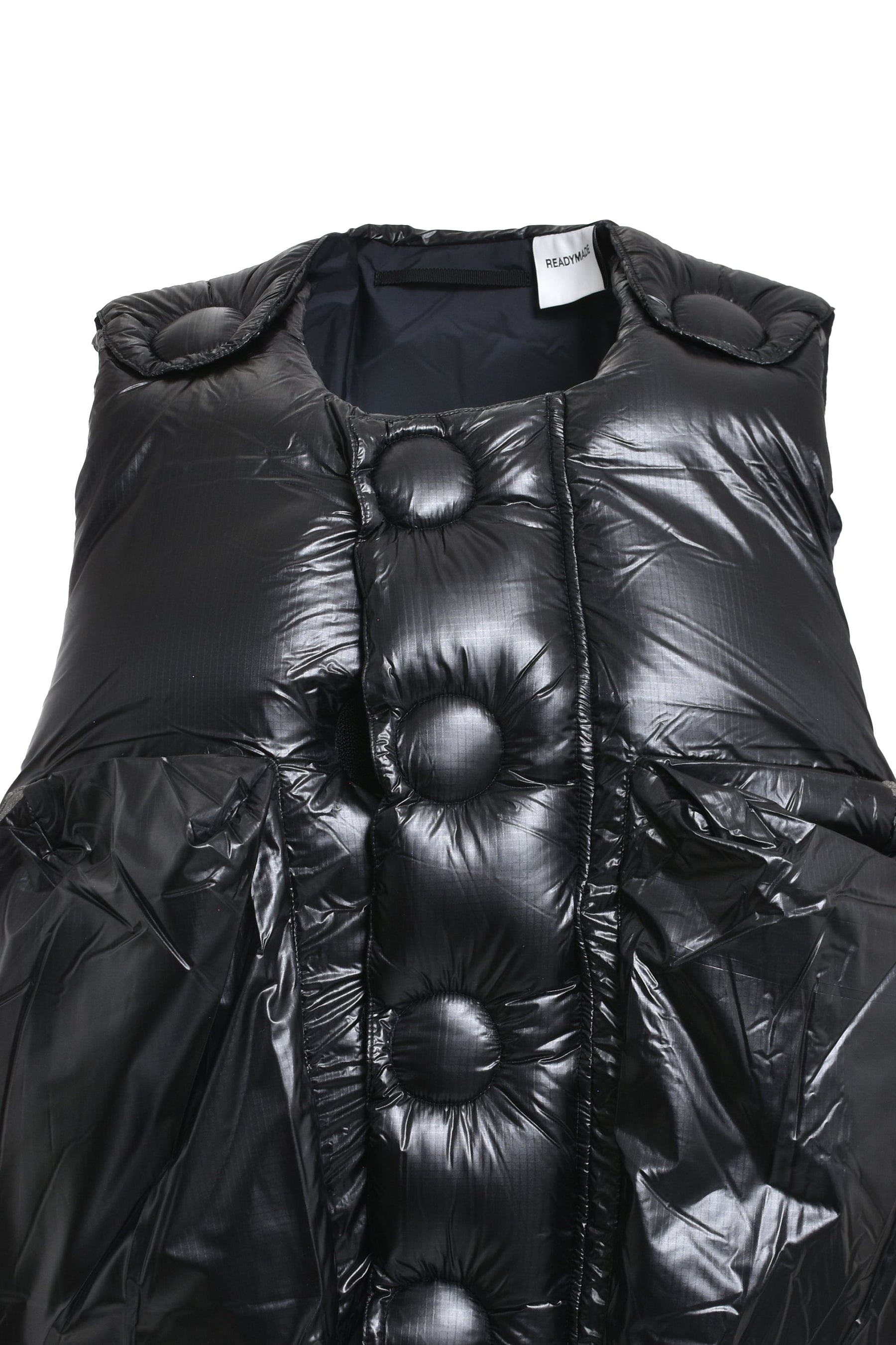DOWN VEST / BLK - 4
