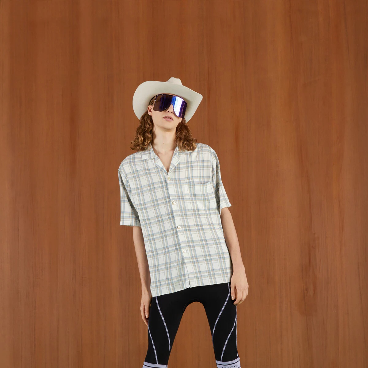 Viscose check bowling shirt - 6