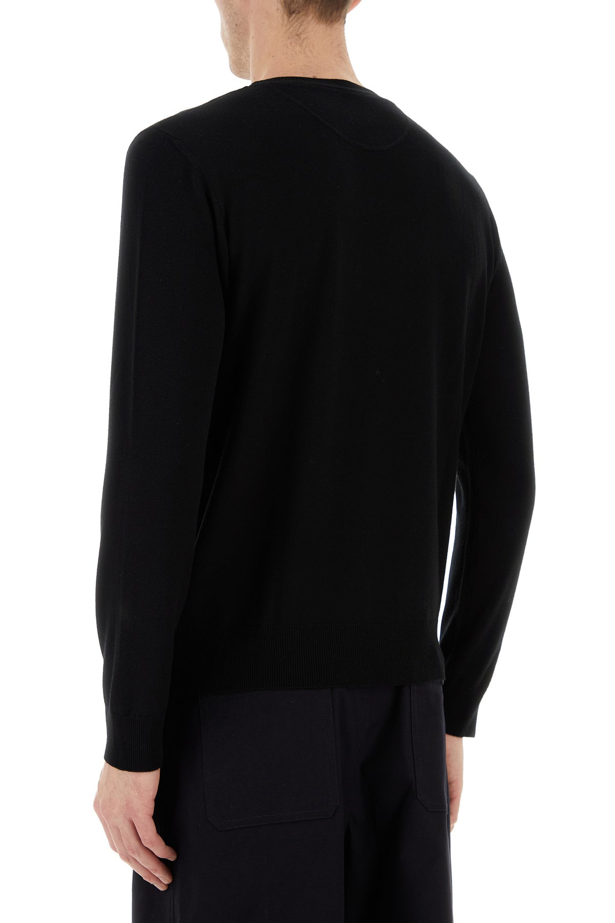 Black wool sweater - 4