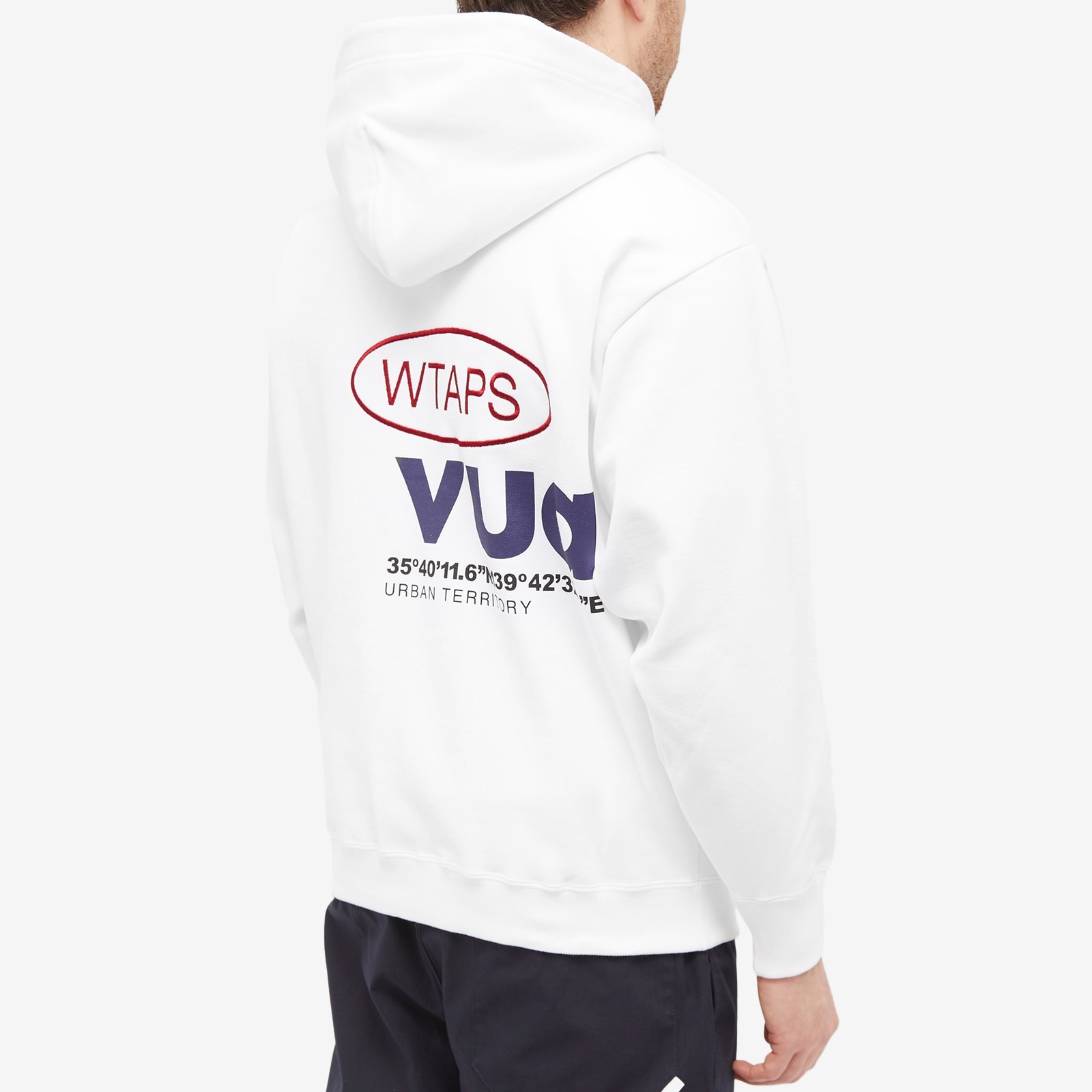 WTAPS 10 Embroided Pullover Hoodie - 3
