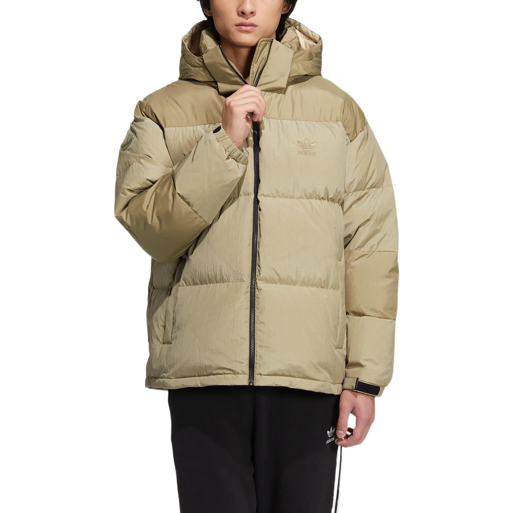 Adidas Originals Goose Down Jackets 'Tan' HS3481 - 2