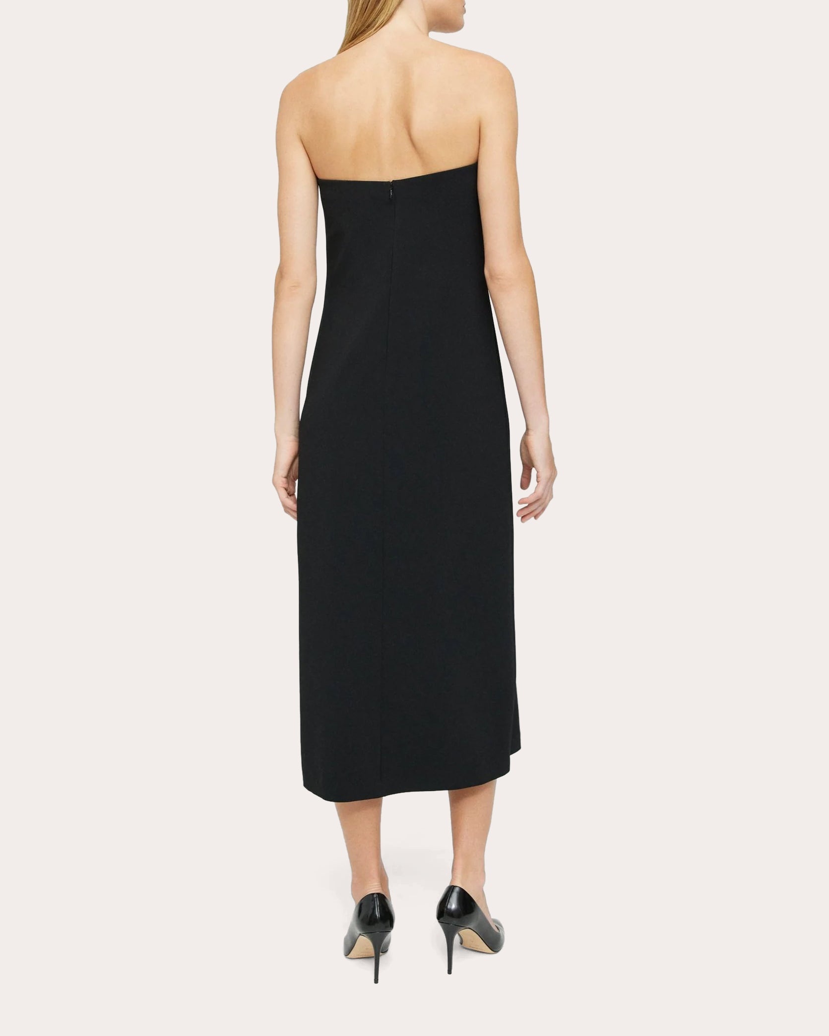 Classic Crepe Midi Dress - 3