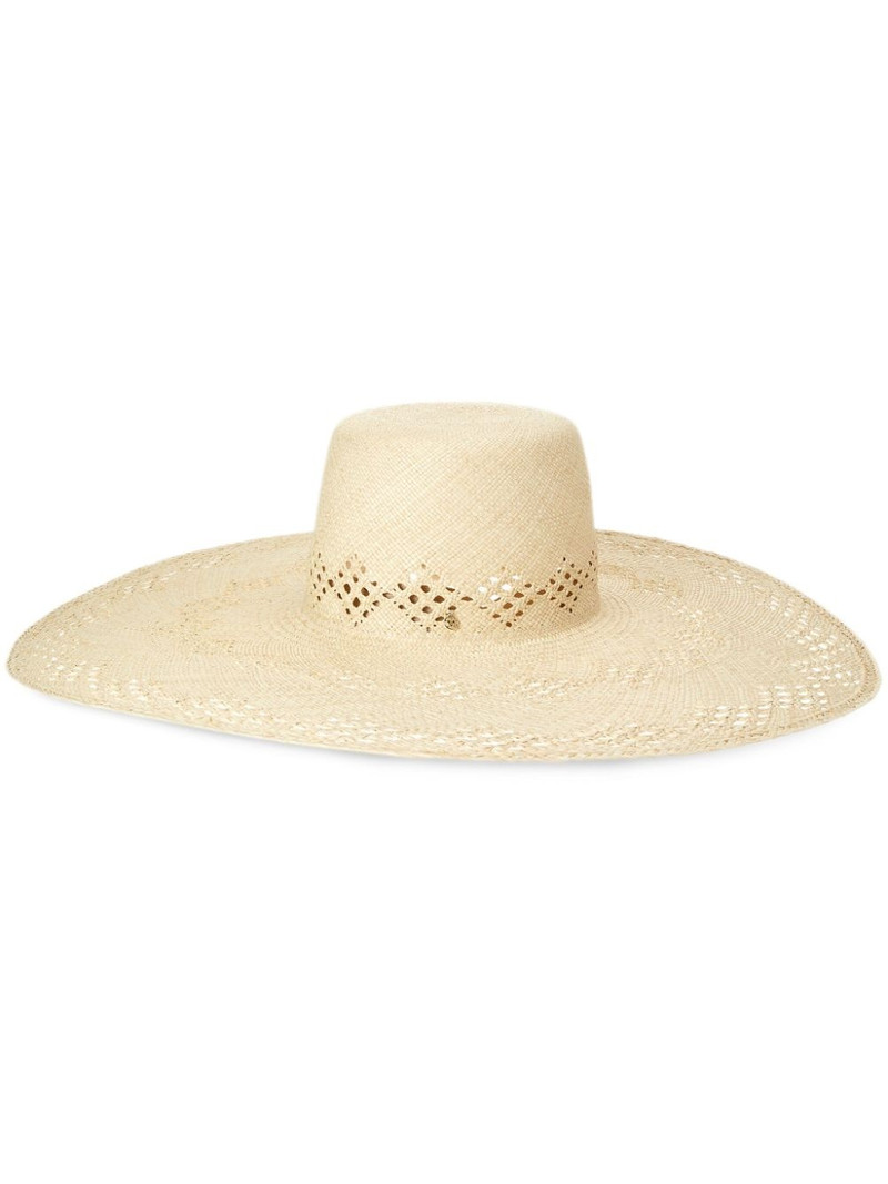 Gina straw capeline hat 1