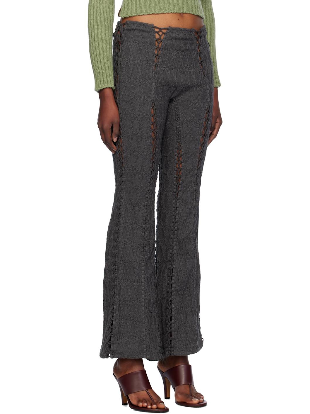 Gray Louise Flare Lounge Pants - 2