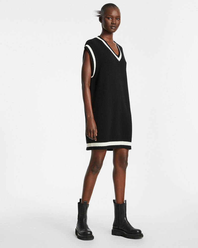 Ksubi CROSS DOLLAR KNIT DRESS BLACK outlook