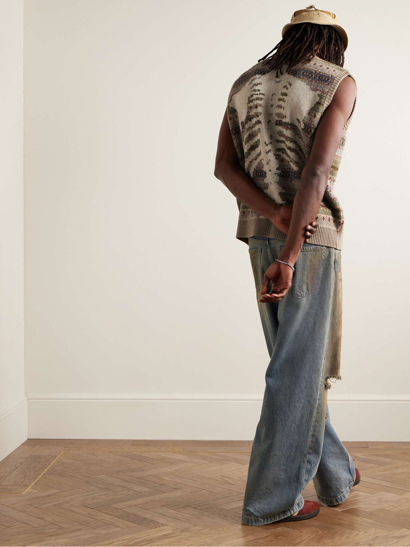 Kapital Fair Isle Wool-Blend Sweater Vest outlook