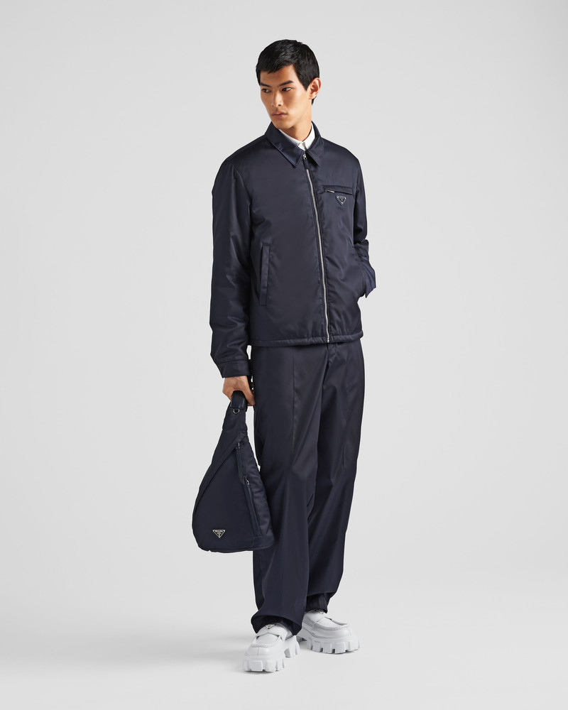 Prada Re-Nylon and leather backpack outlook