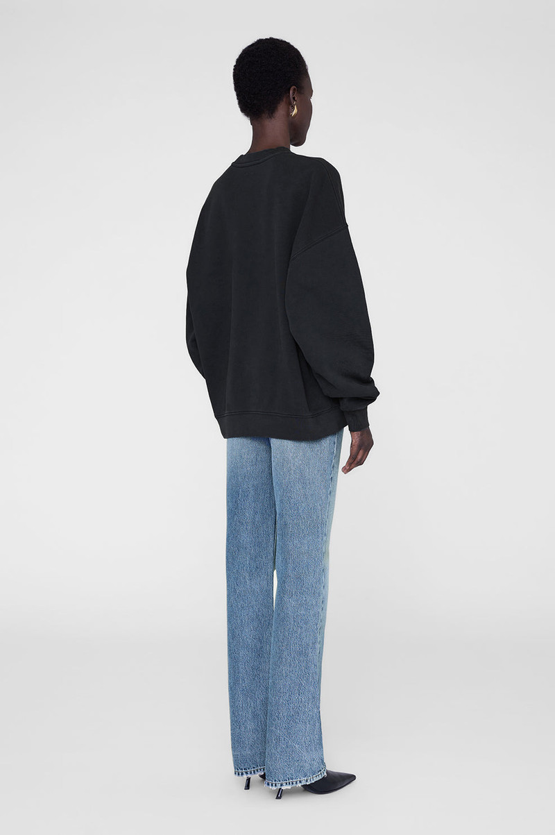 Miles Sweatshirt Chenille Signature - Black 3