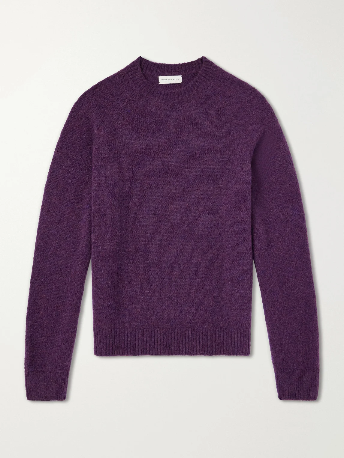 Brushed Alpaca-Blend Sweater - 1
