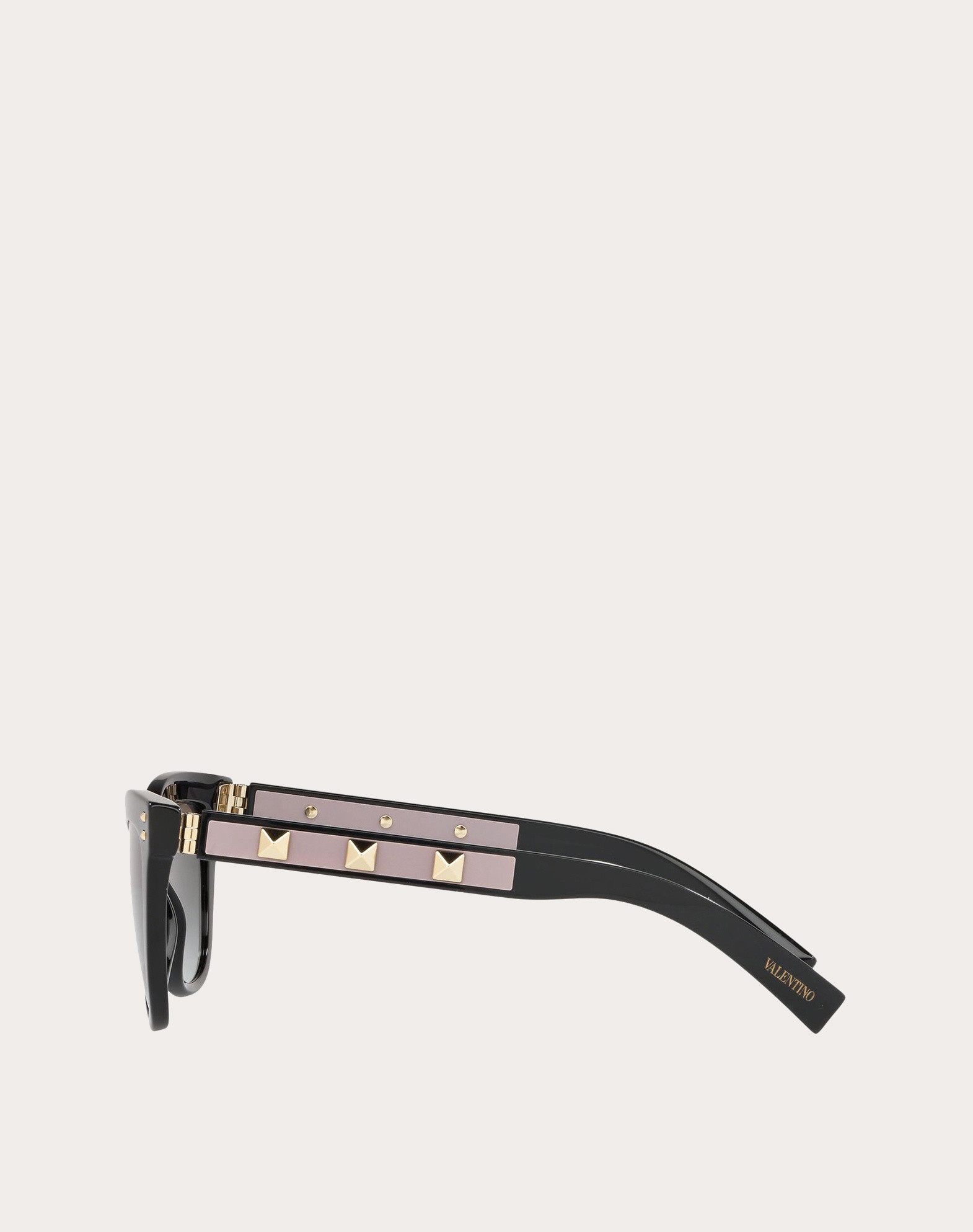 CAT-EYE ACETATE SUNGLASSES WITH STUDS - 3