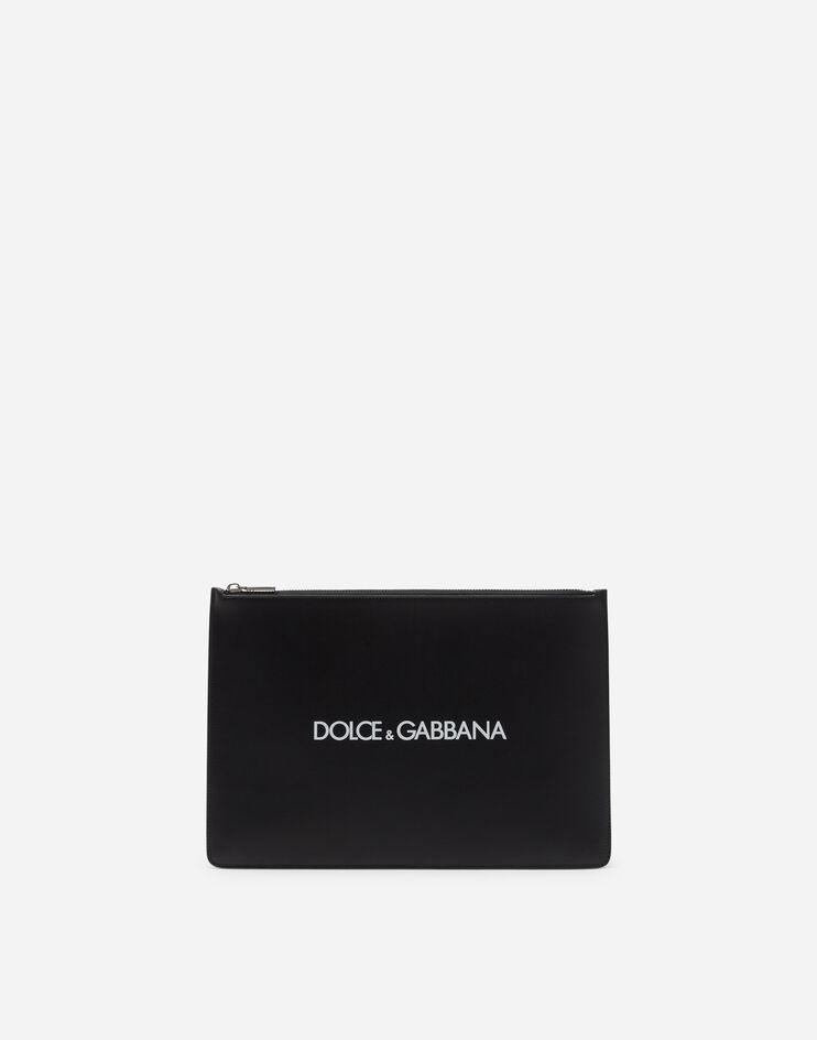 Calfskin document holder with printed logo - 1