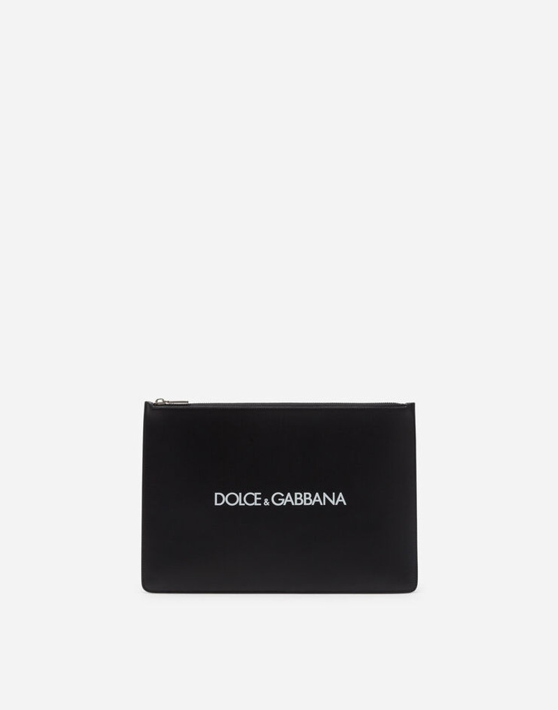 Calfskin document holder with printed logo 1