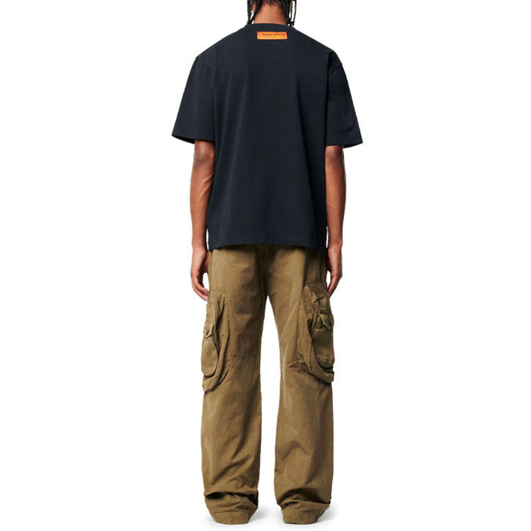HERON PRESTON FW22 Emblem T-shirt 'Black White' HMAA034C99JER0021001 - 4