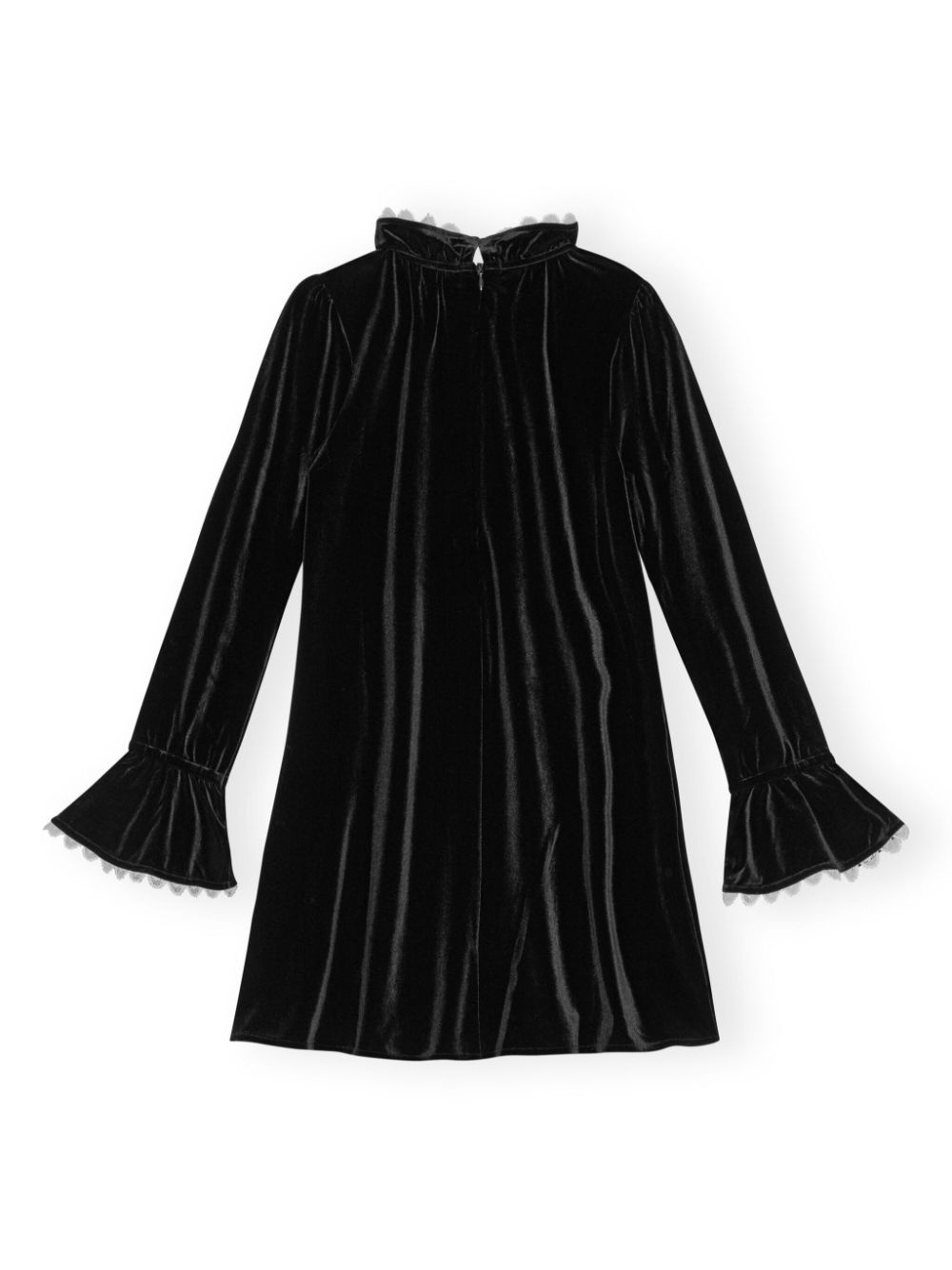 A-line velvet mini dress - 6