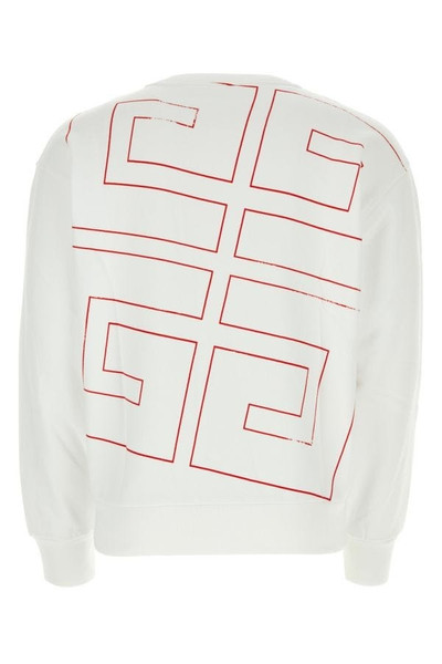 Givenchy White cotton sweatshirt outlook