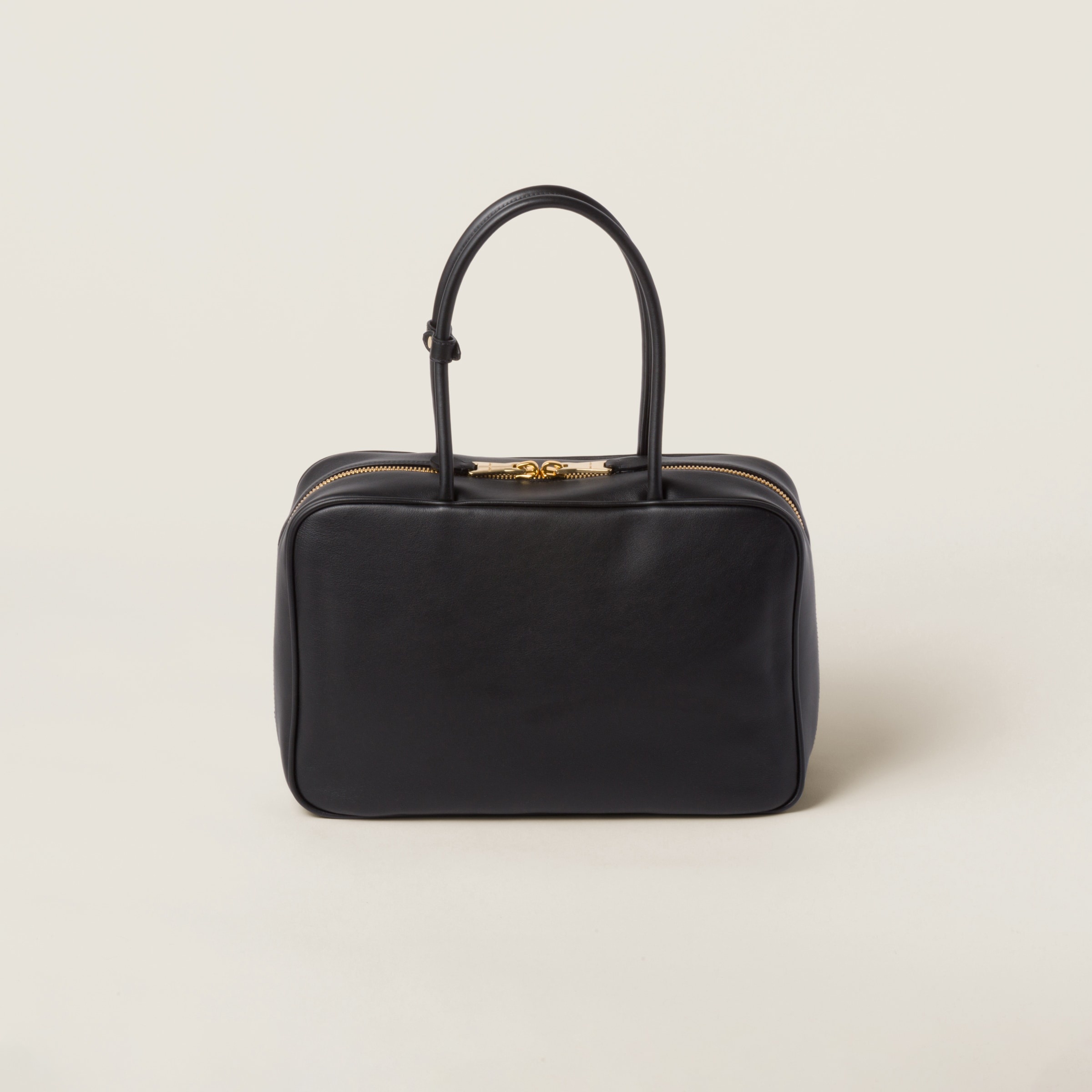 Leather top-handle bag - 4