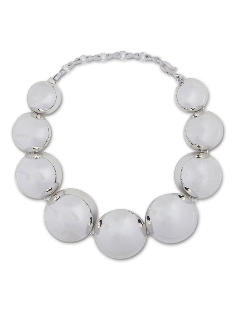Dome graduating-beads necklace - 1