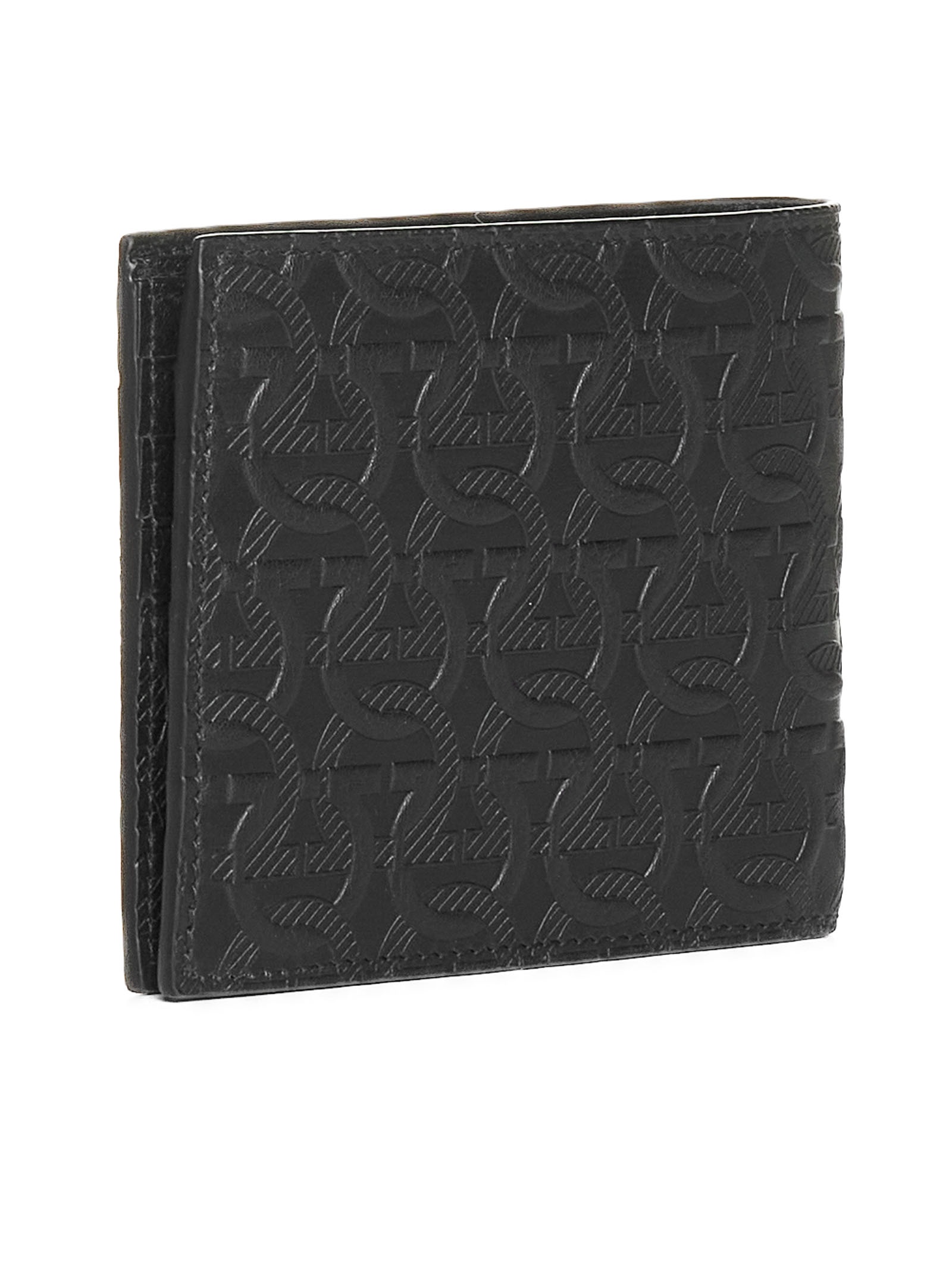 Gancini motif leather bifold wallet - 3