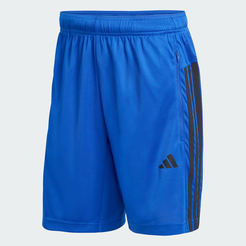 WORKOUT ESSENTIALS BASE 3-STRIPES PIQUE SHORT 9INCH 1