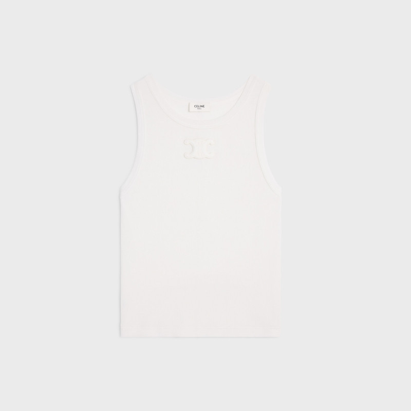 triomphe tank top IN ribbed cotton 1
