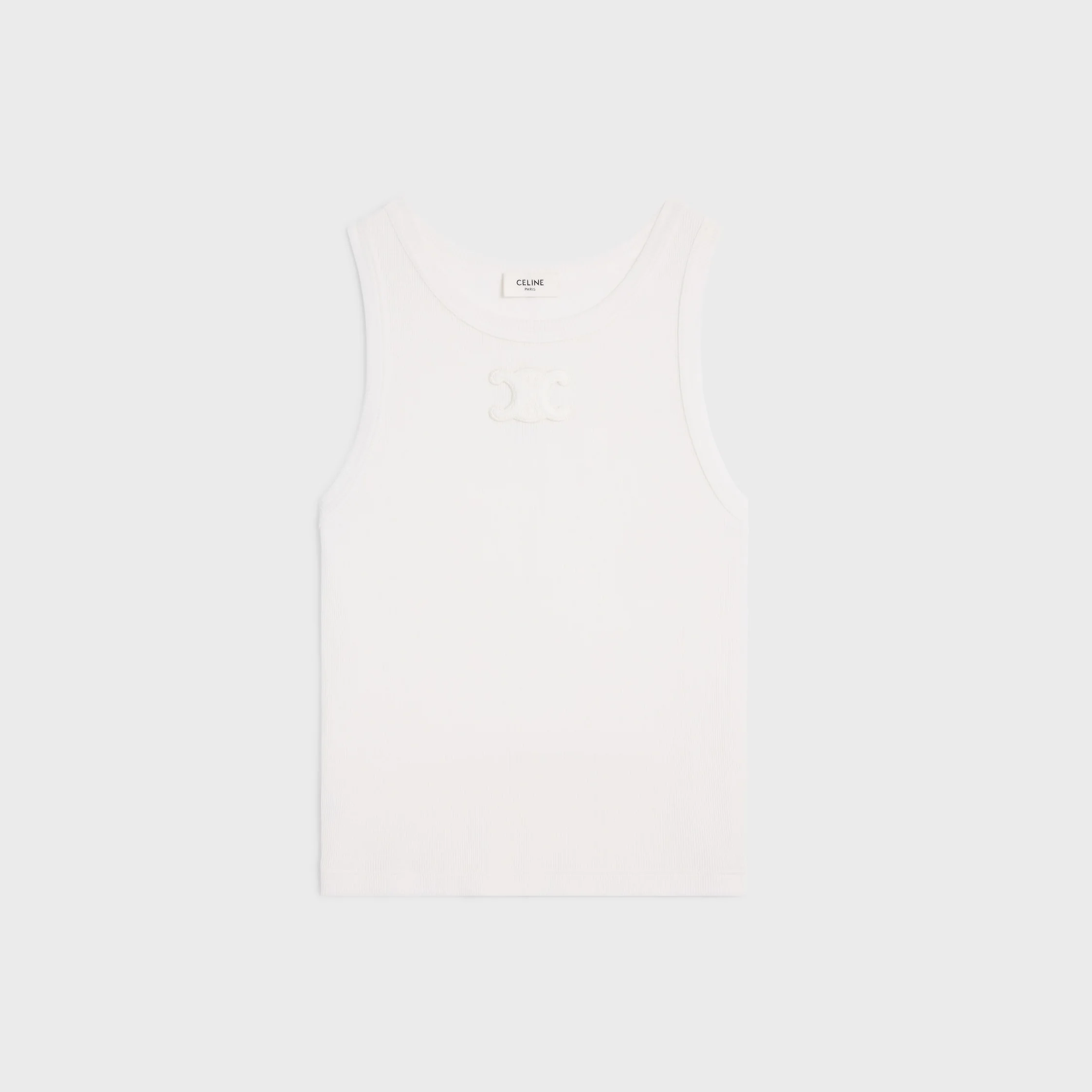triomphe tank top IN ribbed cotton - 1