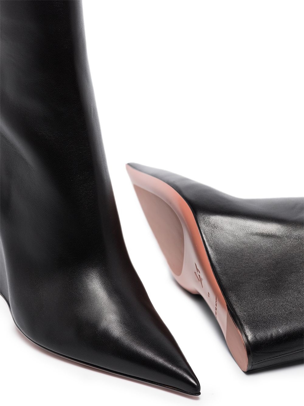 pointed 95mm wedge boots - 5