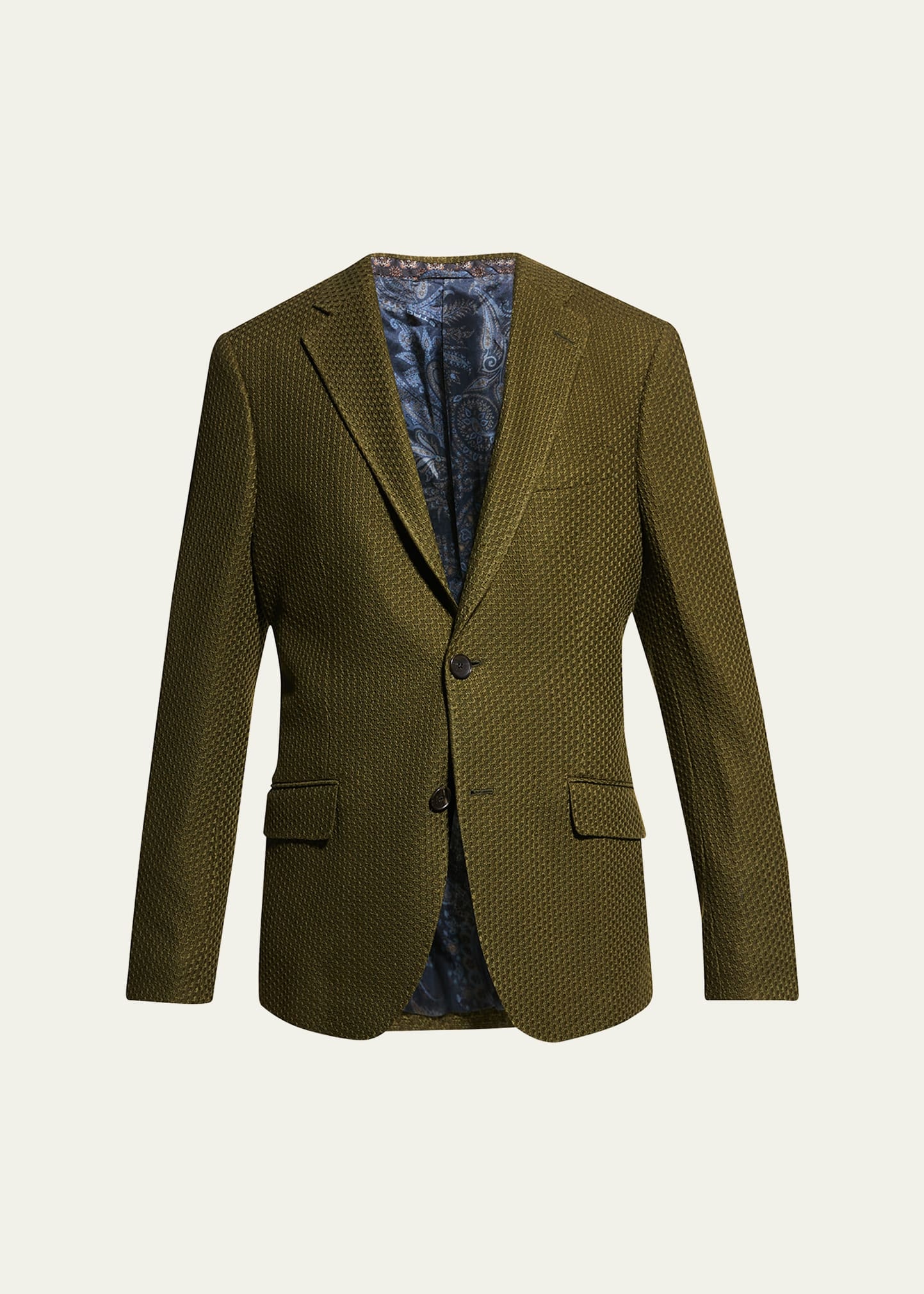 Men's Basic Knit Blazer - 1