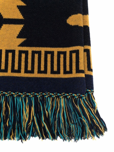 Alanui Icon jacquard-knit blanket outlook